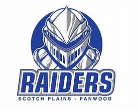 Scotch Plains-Fanwood High School Raider mascot logo representing the Scotch Plains-Fanwood school district and community.